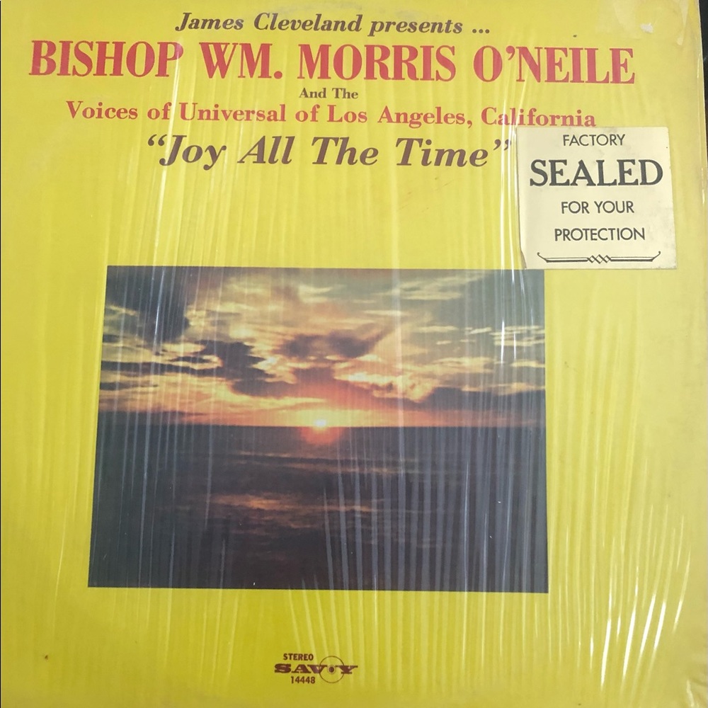1978 vinyl album, Bishop W.M. Morris O’neile